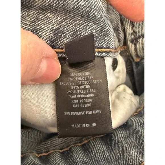 Hot Topic Womens Jeans Wide Leg Butterfly Applique Blue Wash Size 5 - Picture 9 of 11